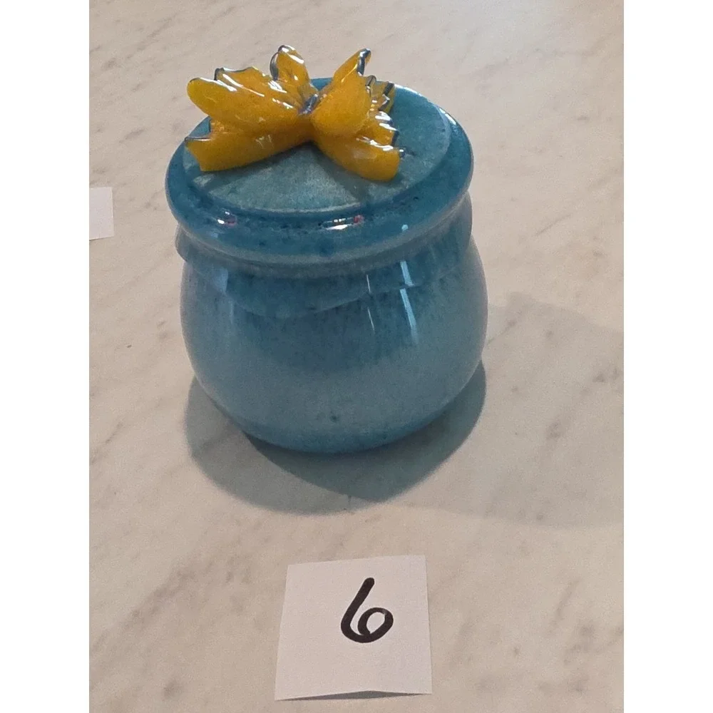 Handmade Resin Stash/Honey Pot Jar